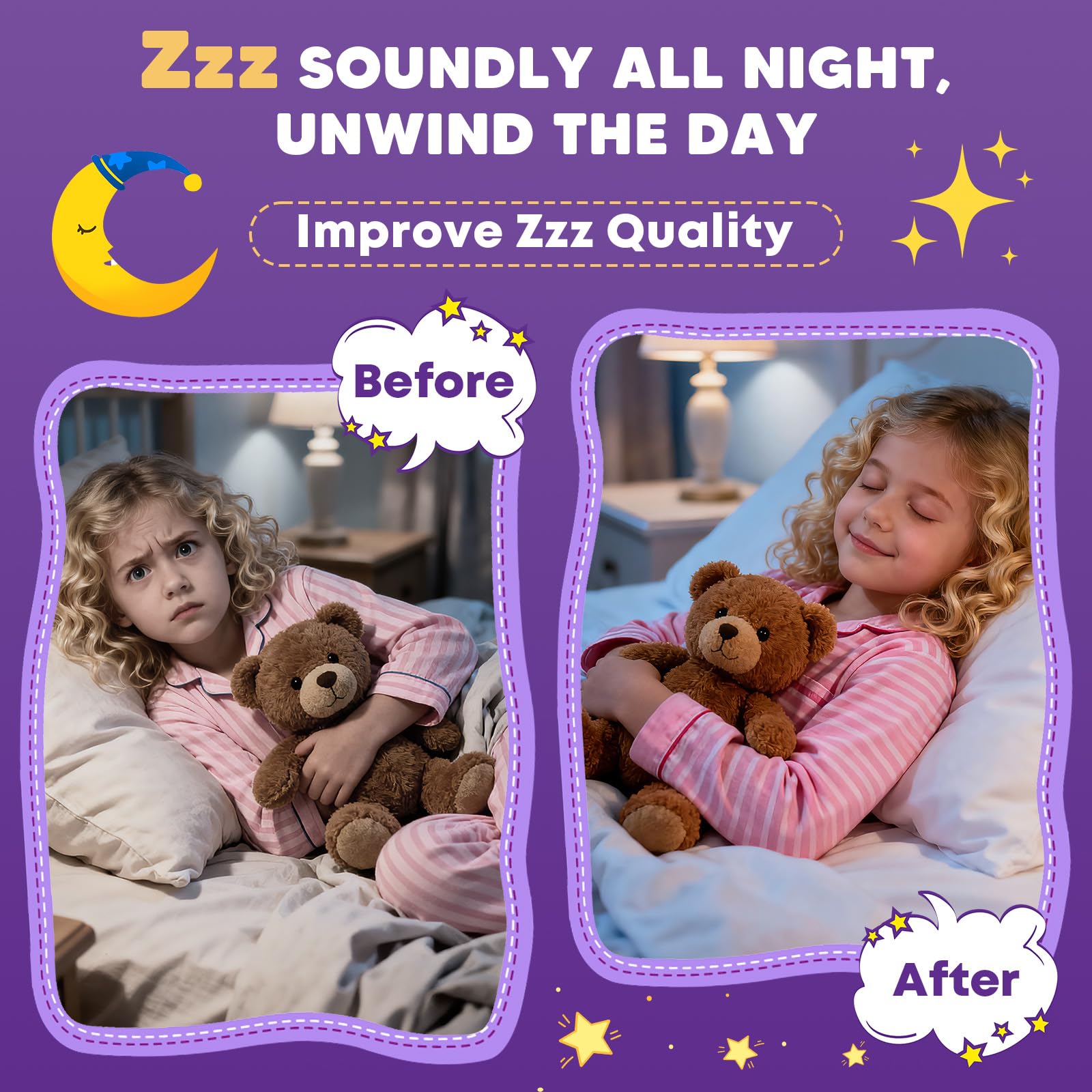 (2Pack) Sugar Free Magnesium Glycinate Gummies for Kids & Adults - Zzz Support, Relaxation & Cognition Support, 200/400mg Magnesium Gummies with L-Theanine, - dailyvitalstore