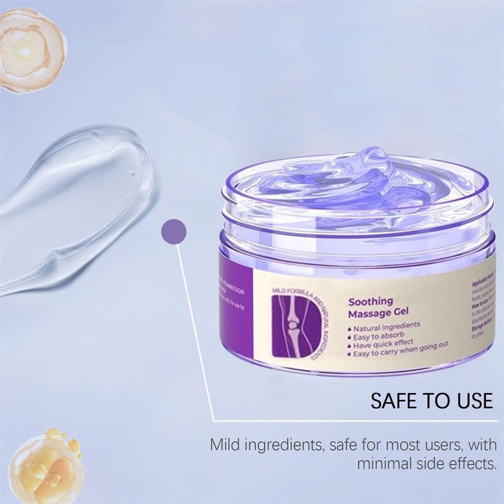 2PCS Joint Purple Gel, Purple Relief Soothing Massage Cream,Joint Activities Throughout The Body, Soothes Knees, Lumbar, Neck, Hands, and Feet - dailyvitalstore