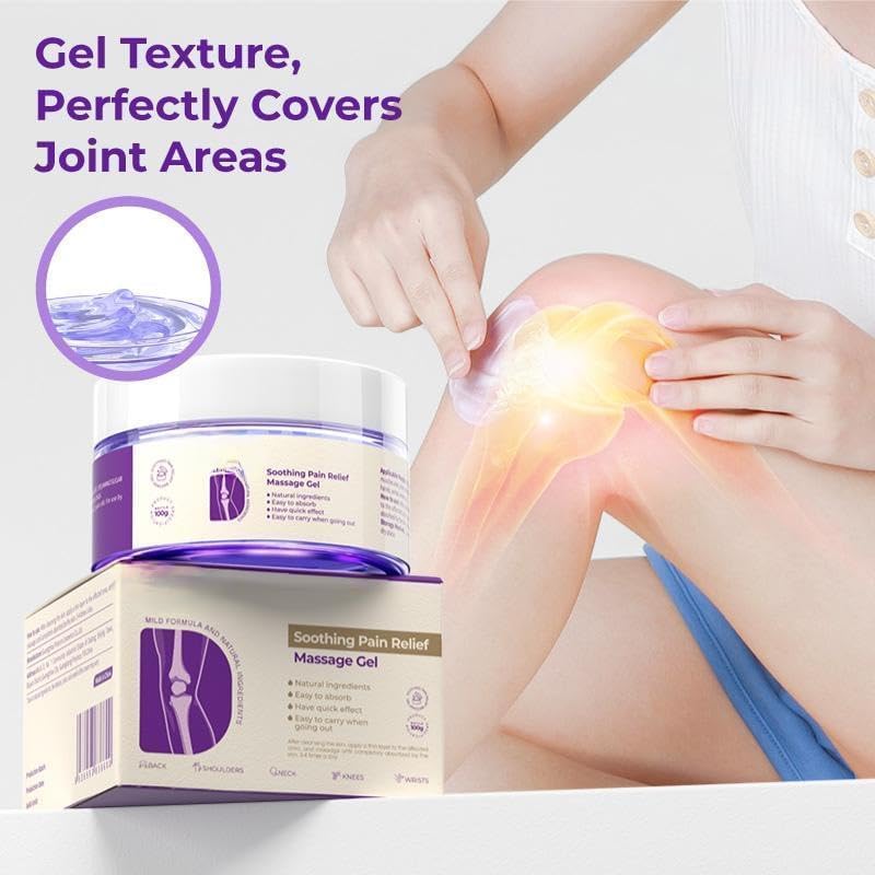 2PCS Joint Purple Gel, Purple Relief Soothing Massage Cream,Joint Activities Throughout The Body, Soothes Knees, Lumbar, Neck, Hands, and Feet - dailyvitalstore