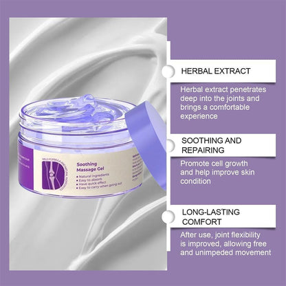 2PCS Joint Purple Gel, Purple Relief Soothing Massage Cream,Joint Activities Throughout The Body, Soothes Knees, Lumbar, Neck, Hands, and Feet - dailyvitalstore