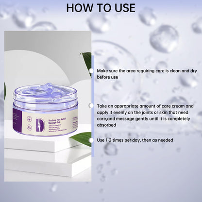 2PCS Kresin Joint Pain Gel Purple Gel,Soothing Pain Relief MassageGel,Purple Joint Repair Cream,Effective Soothesfor Back, Neck, Hands, and Feet - dailyvitalstore