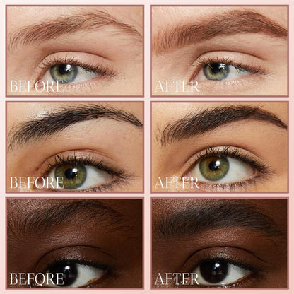 2PCS New Waterproof Brow Pencil with Micro-Fork Tip, 3D Magic Eyebrow Pencil 4-Head Split Waterproof Long-lasting,Fine Stroke Eyebrow Pen Makeup Eyebrow Pencils Stay on All Day (Brown) - dailyvitalstore