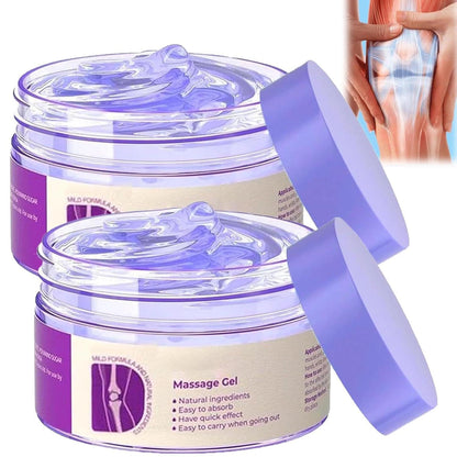 2PCS Soothing Relief Massage Gel, Joint Gel Purple Gel Cooling Activities Throughout The Body, Soothing Knees, Lumbar, Neck, Back, Shoulders, Hands, and Feet - dailyvitalstore
