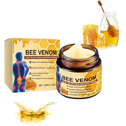 3 Diamonds Bee Venom Cream, Natural Joint & Bone Soothing Ointment for Back, Knees, Hands, Neck & Feet – Fast Absorbing Bee Venom Cream – 60g/2.12oz - dailyvitalstore