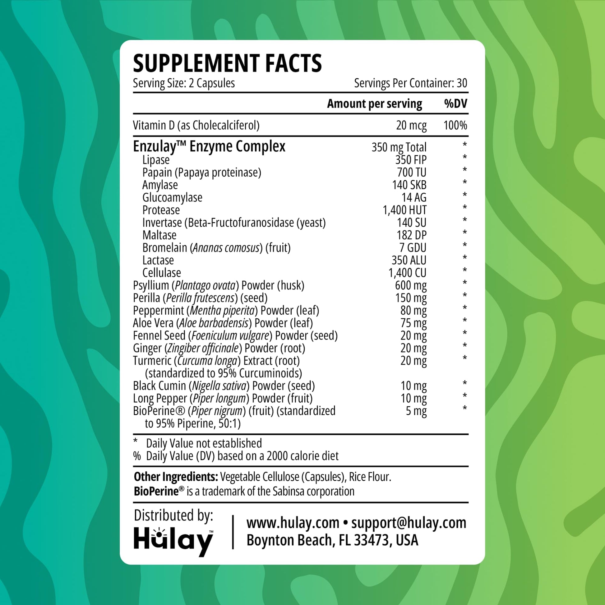 3-in-1 Gut Health Supplement - Debloat Pills - Gas and Bloating - Lactase, Protease, Amylase and Lipase Digestive Enzymes - Peppermint, Turmeric and Psyllium Husk Capsules - dailyvitalstore