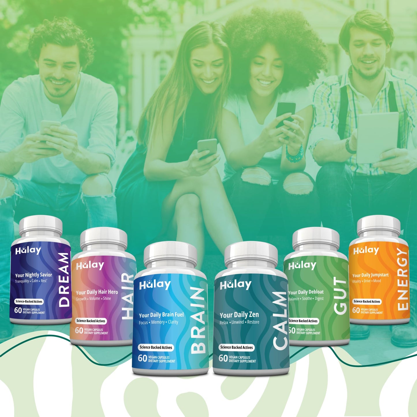 3-in-1 Gut Health Supplement - Debloat Pills - Gas and Bloating - Lactase, Protease, Amylase and Lipase Digestive Enzymes - Peppermint, Turmeric and Psyllium Husk Capsules - dailyvitalstore