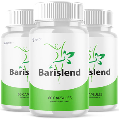 (3 Pack) Barislend Capsules, Official Barislend Pink Salt Pills with All Natural Ingredients, Bari-Slend Advanced Formula Vitamin Pills for Health and Wellness Support for Men and Women (180 Capsules) - dailyvitalstore