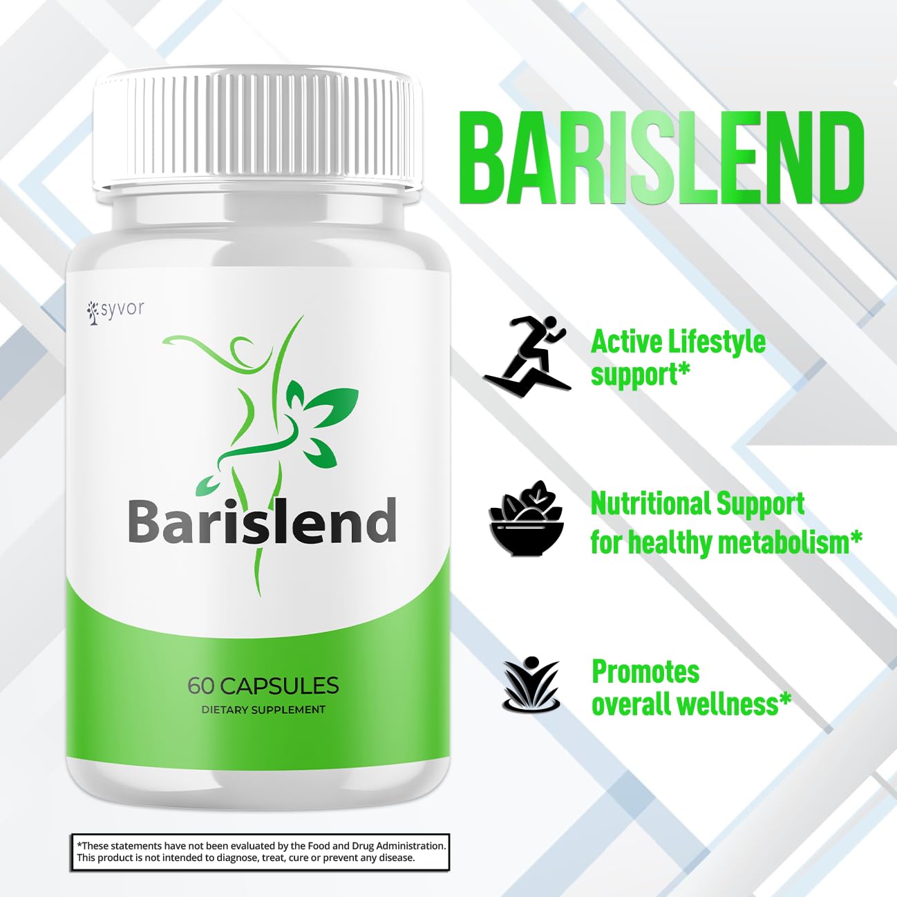 (3 Pack) Barislend Capsules, Official Barislend Pink Salt Pills with All Natural Ingredients, Bari-Slend Advanced Formula Vitamin Pills for Health and Wellness Support for Men and Women (180 Capsules) - dailyvitalstore