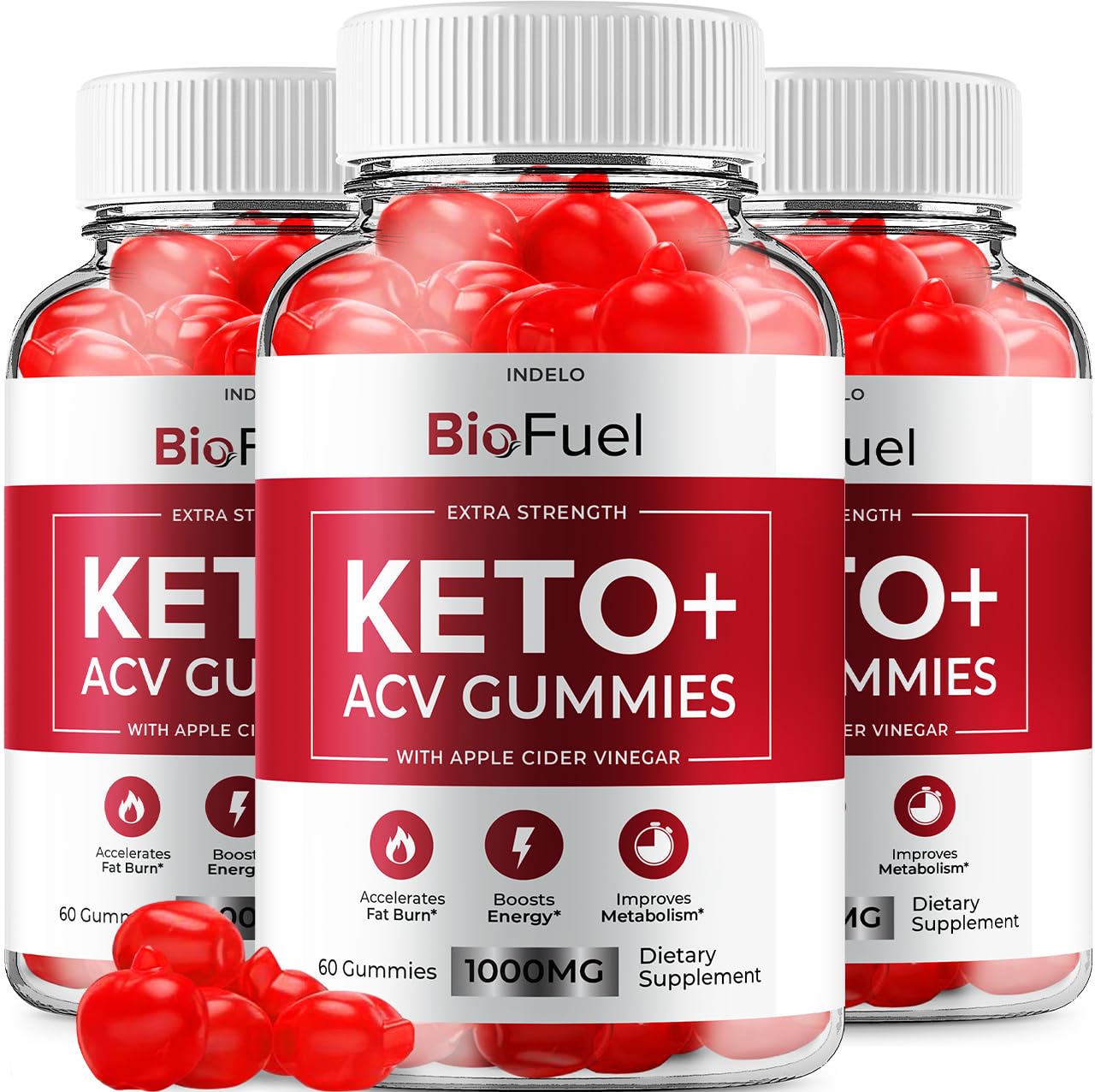 (3 Pack) Bio Fuel Keto ACV Gummies - Advanced Formula BioFuel Keto Plus ACV Gummies Apple Cider Vinegar Bio Fuel ACV, Weight Management Gummies Dietary Supplement Reviews Men Women (180 Gummies) - dailyvitalstore