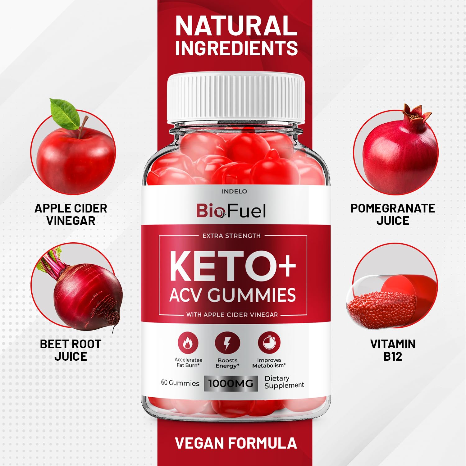 (3 Pack) Bio Fuel Keto ACV Gummies - Advanced Formula BioFuel Keto Plus ACV Gummies Apple Cider Vinegar Bio Fuel ACV, Weight Management Gummies Dietary Supplement Reviews Men Women (180 Gummies) - dailyvitalstore