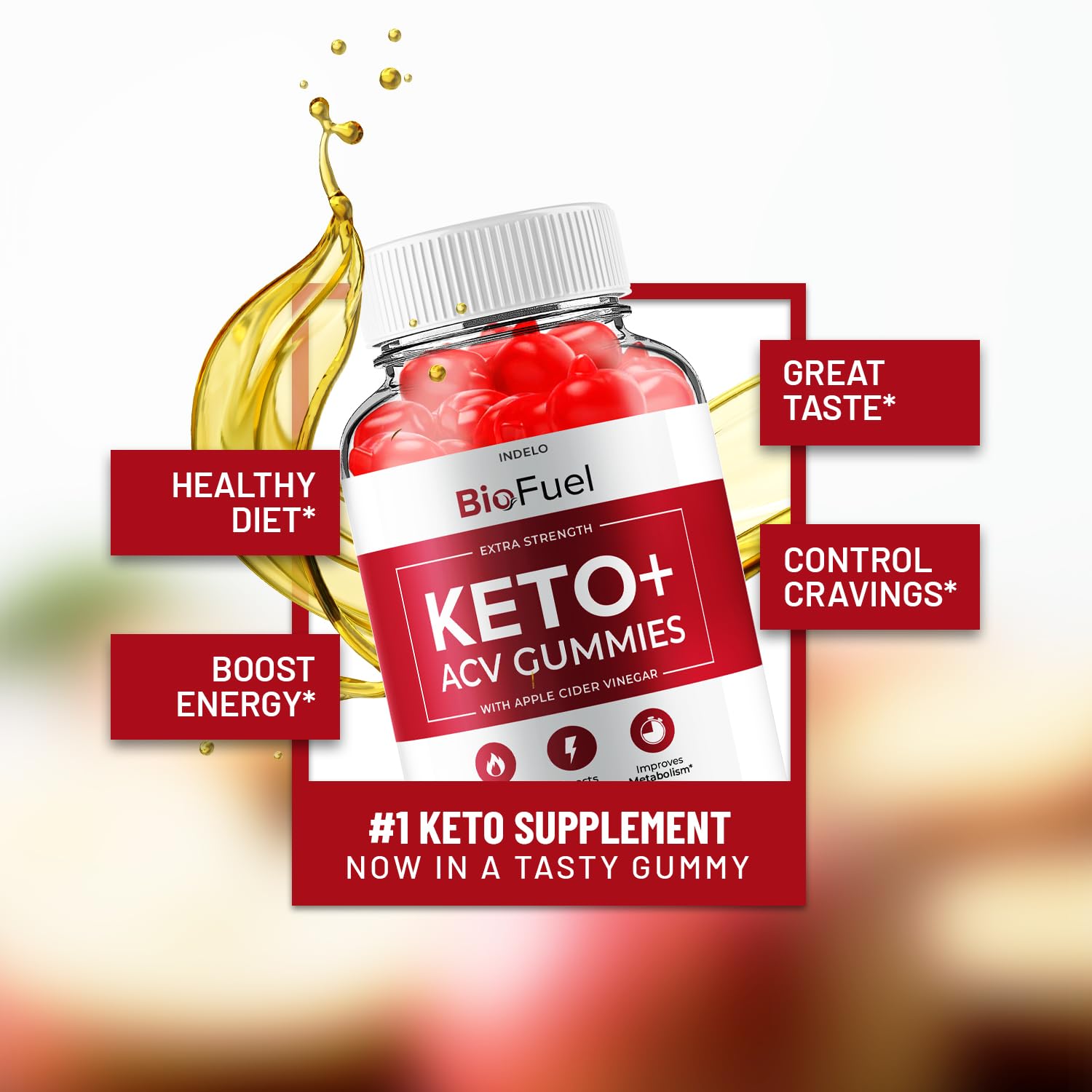 (3 Pack) Bio Fuel Keto ACV Gummies - Advanced Formula BioFuel Keto Plus ACV Gummies Apple Cider Vinegar Bio Fuel ACV, Weight Management Gummies Dietary Supplement Reviews Men Women (180 Gummies) - dailyvitalstore