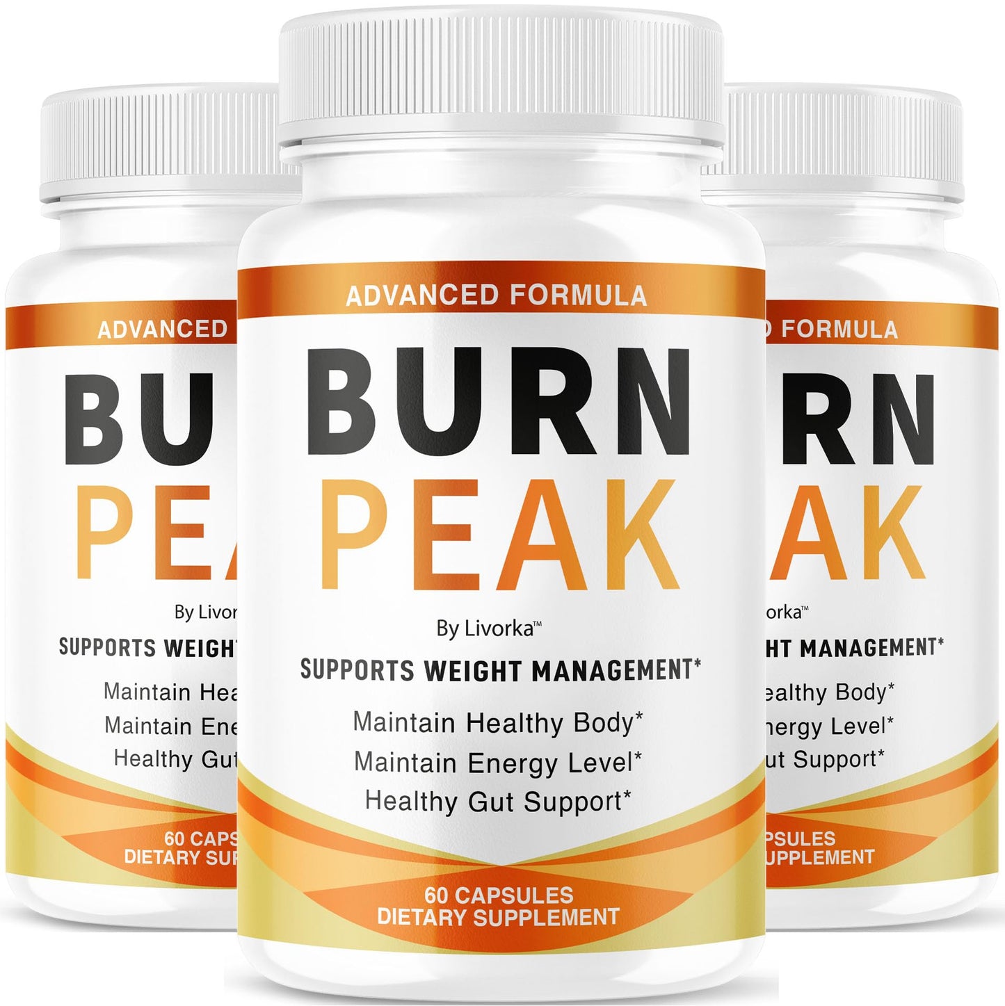 (3 Pack) Burn Peak Capsules - Official BurnPeak Weight Pills Advanced Premium Support, All Natural Burn Peak Pink Salt Trick Supplement for Overall Health & Wellness Reviews, 180 Capsules for 3 Months - dailyvitalstore