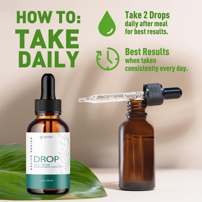 (3 Pack) Drop The Pounds Drops, Official Drop The Pounds Liquid Drops with All Natural Ingredients, Advanced Health Optimizer & Wellness Support with Premium Vitamins for Women & Men (90 Servings) - dailyvitalstore