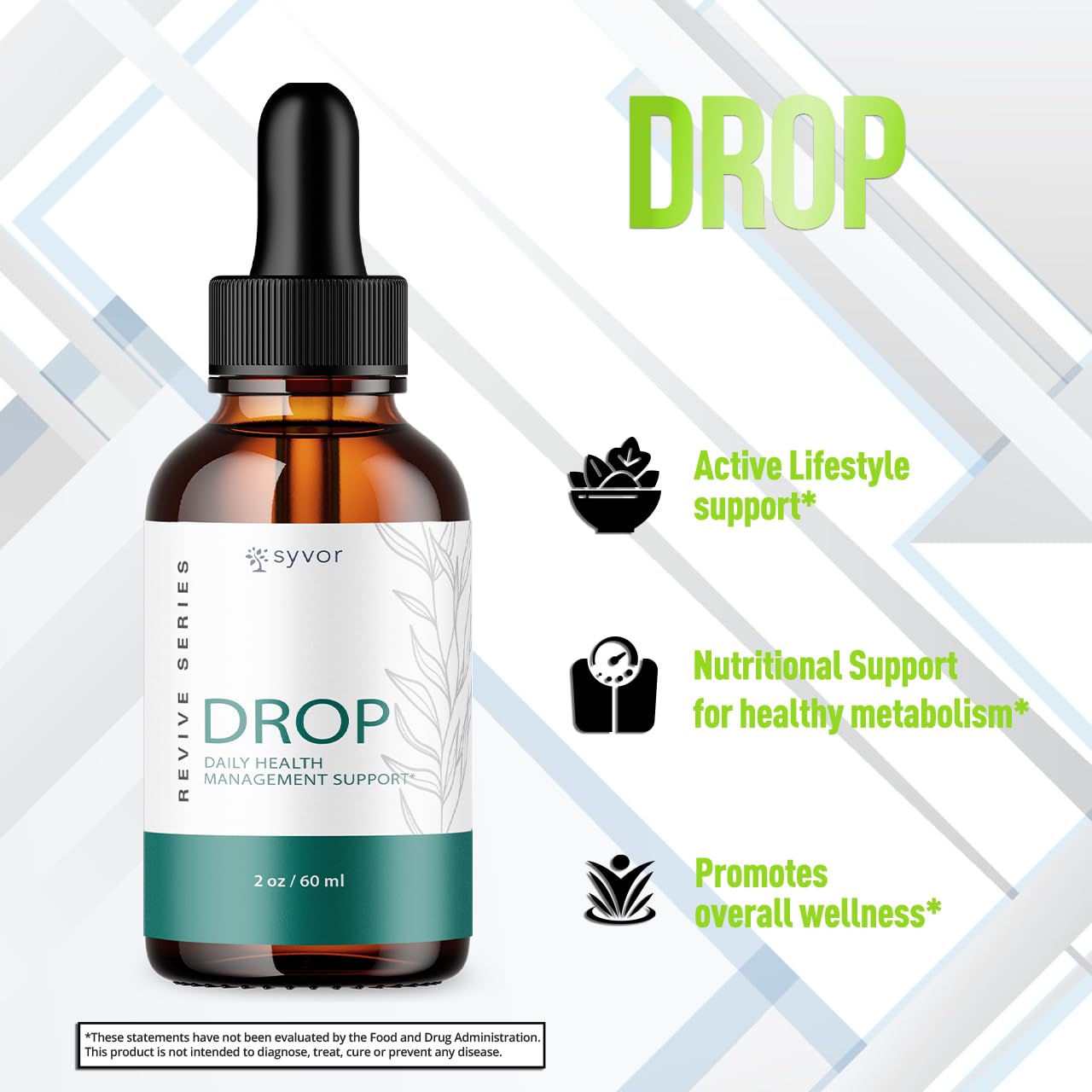 (3 Pack) Drop The Pounds Drops, Official Drop The Pounds Liquid Drops with All Natural Ingredients, Advanced Health Optimizer & Wellness Support with Premium Vitamins for Women & Men (90 Servings) - dailyvitalstore