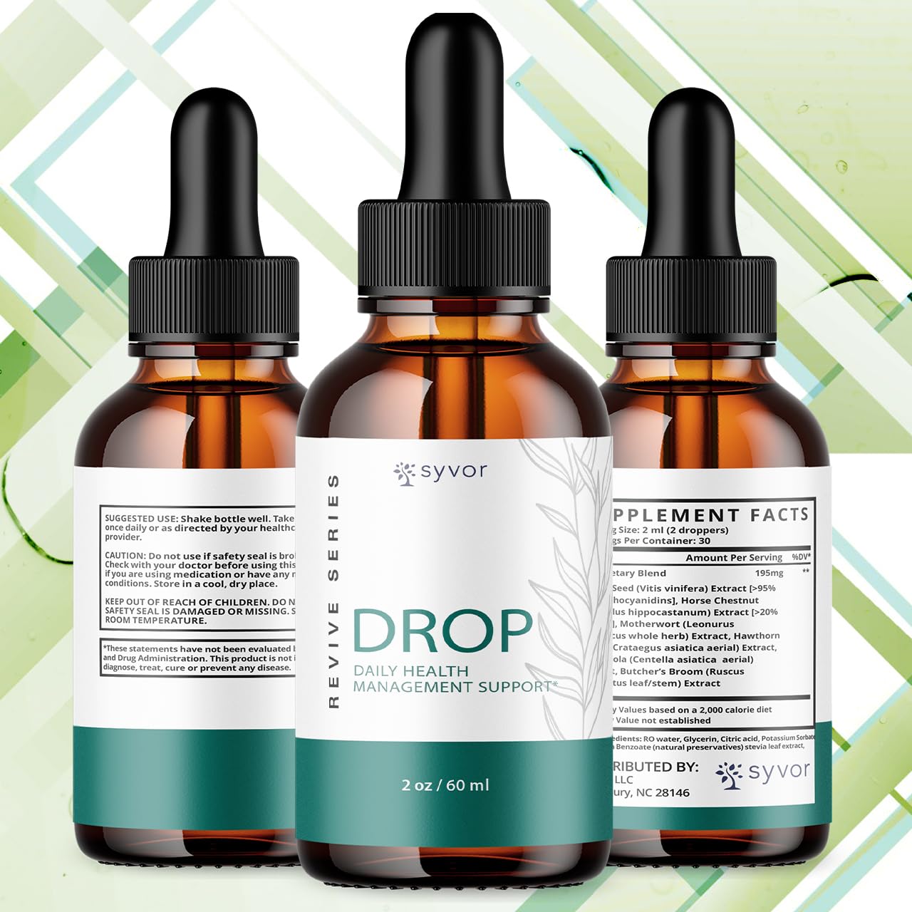 (3 Pack) Drop The Pounds Drops, Official Drop The Pounds Liquid Drops with All Natural Ingredients, Advanced Health Optimizer & Wellness Support with Premium Vitamins for Women & Men (90 Servings) - dailyvitalstore