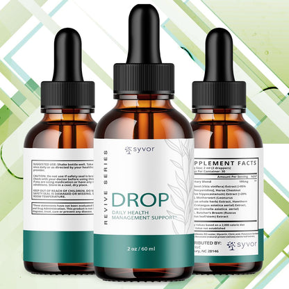(3 Pack) Drop The Pounds Drops, Official Drop The Pounds Liquid Drops with All Natural Ingredients, Advanced Health Optimizer & Wellness Support with Premium Vitamins for Women & Men (90 Servings) - dailyvitalstore