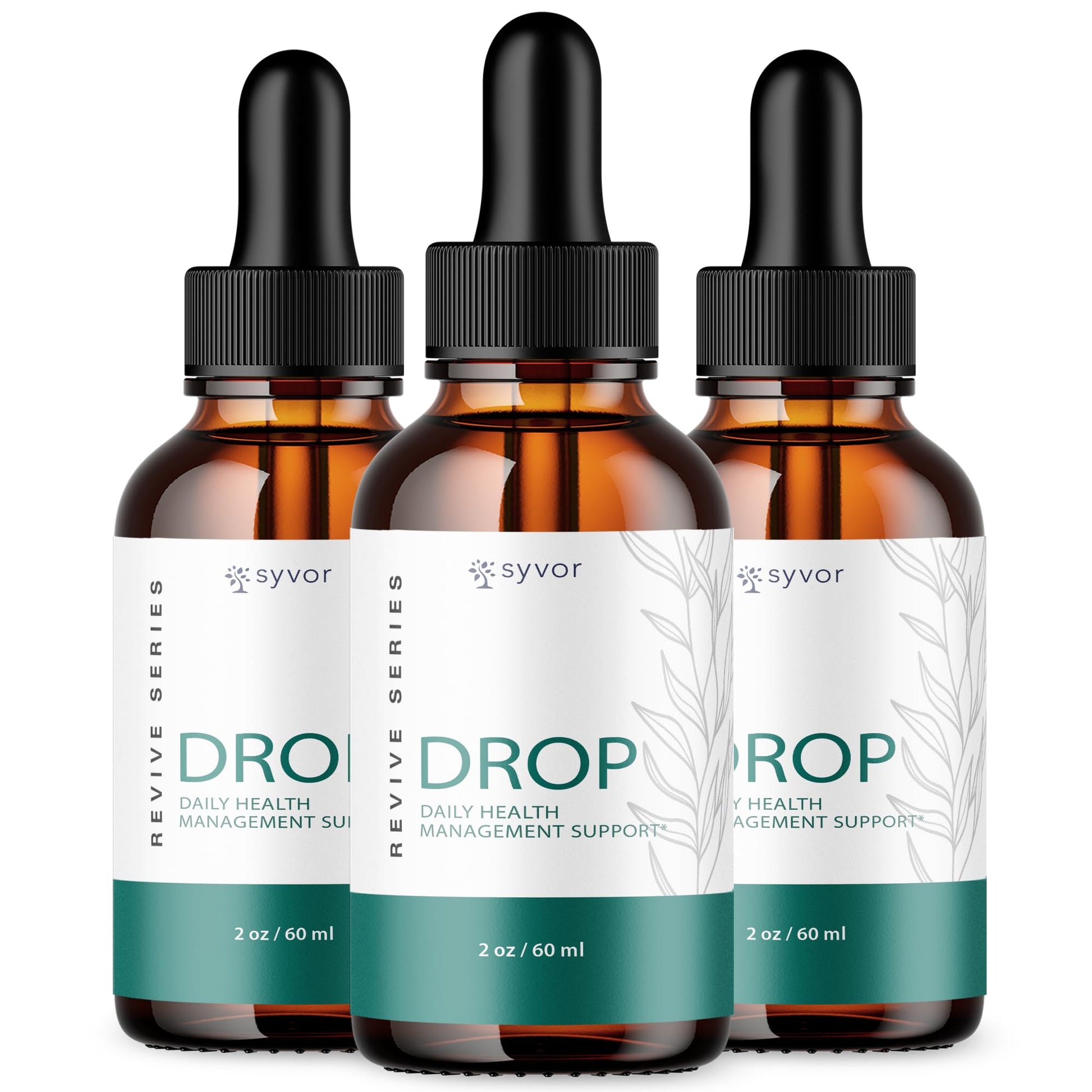 (3 Pack) Drop The Pounds Drops, Official Drop The Pounds Liquid Drops with All Natural Ingredients, Advanced Health Optimizer & Wellness Support with Premium Vitamins for Women & Men (90 Servings) - dailyvitalstore