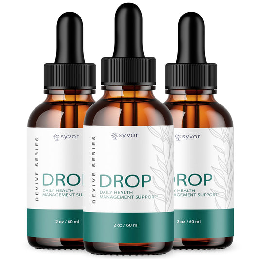 (3 Pack) Drop The Pounds Drops, Official Drop The Pounds Liquid Drops with All Natural Ingredients, Advanced Health Optimizer & Wellness Support with Premium Vitamins for Women & Men (90 Servings) - dailyvitalstore