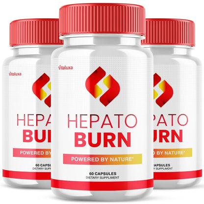 (3 Pack) Hepato Burn Capsules - HepatoBurn Supplement Pills Advanced Formula Wait Premium Blend All Natural Loss Support for Men Women, Hepataburn Reviews Maximum Strength Burner Health (180 Capsules) - dailyvitalstore