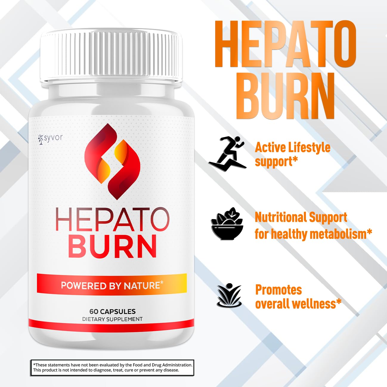 (3 Pack) Hepato Burn Capsules, Official Hepato Burn Pills with All Natural Premium Ingredients, Hepatoburn Energy and Fitness Vitamin Supplement, Hepatoburn Lifestyle Powered by Nature (180 Capsules) - dailyvitalstore