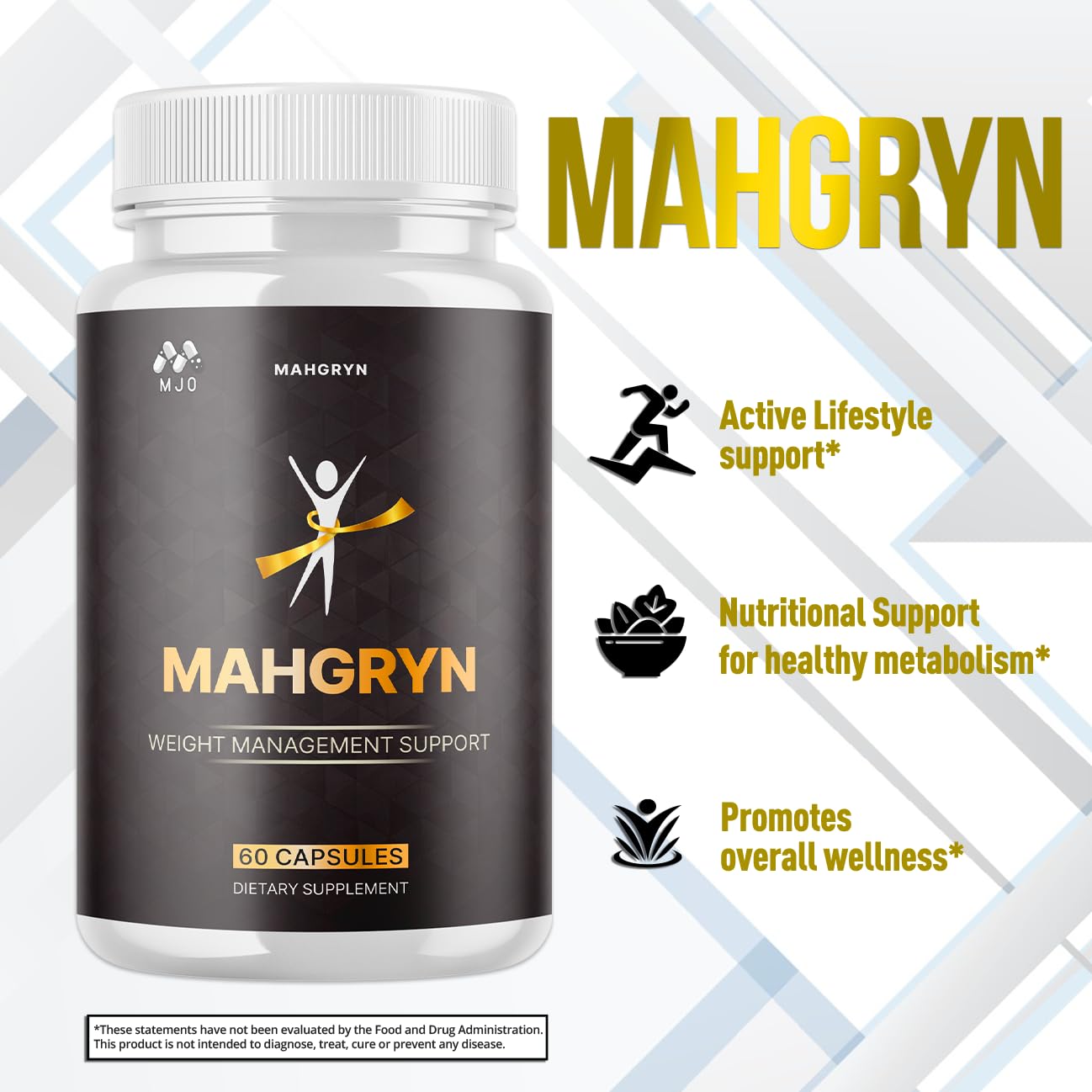 (3 Pack) Mahgryn Capsules, Official Mahgryn Pills with All Natural Ingredients, Advanced Overall Health and Wellness Vitamin Supplement Formula for Maximum Strength Multivitamin Support (180 Capsules) - dailyvitalstore