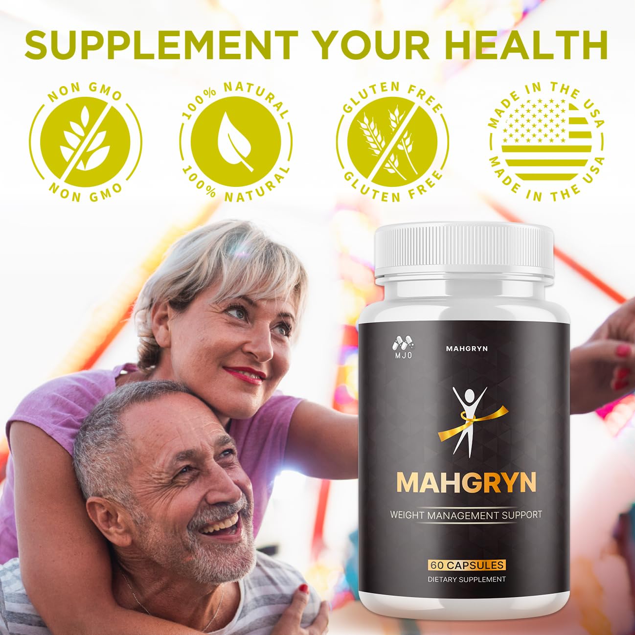 (3 Pack) Mahgryn Capsules, Official Mahgryn Pills with All Natural Ingredients, Advanced Overall Health and Wellness Vitamin Supplement Formula for Maximum Strength Multivitamin Support (180 Capsules) - dailyvitalstore