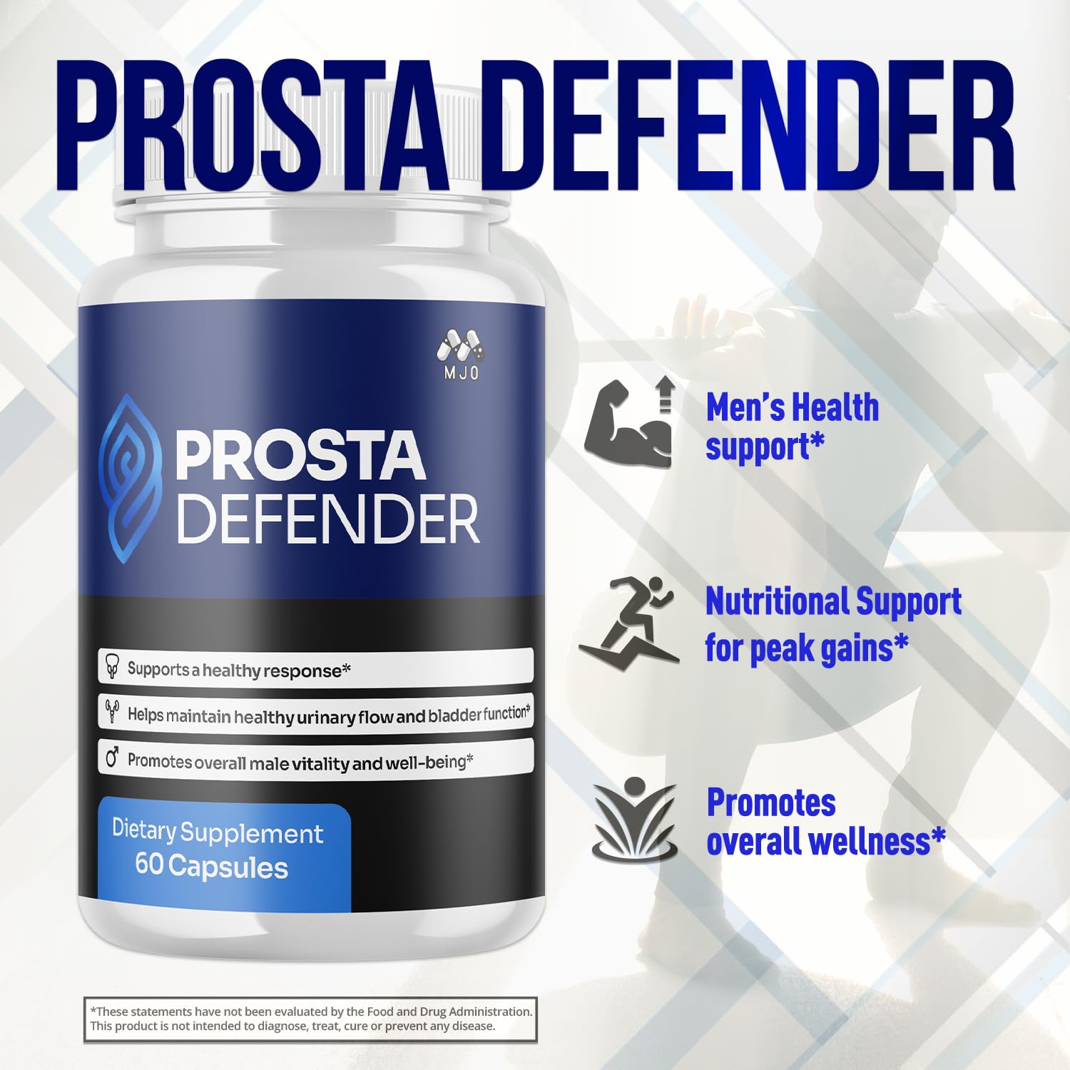 (3 Pack) Prosta Defender Capsules, Official Prostadefender Pills with All Natural Ingredients, Advanced Overall Health and Wellness Supplement, Natural Maximum Strength Vitamin Formula (180 Capsules) - dailyvitalstore