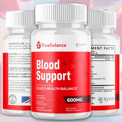 (3 Pack) True Balance Capsules, Official TrueBalance Glycogen Support Pills with All Natural Ingredients, Advanced Formula Support Supplement with Max Strength Vitamins for Women & Men (180 Capsules) - dailyvitalstore