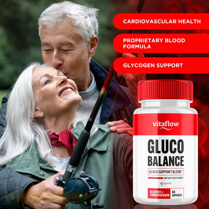 (3 Pack) Vitaflow Balance Support Supplement Capsules, Official VitaFlow Support Supplements Pills with All Natural Premium Ingredients, Vita Flow Advanced Glyco Balance for Men & Women (180 Capsules) - dailyvitalstore