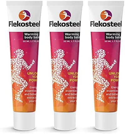 3 Tubes HENDEL GARDEN Flekosteel Warming Body Balm 5.1 fl oz/150 ml - dailyvitalstore