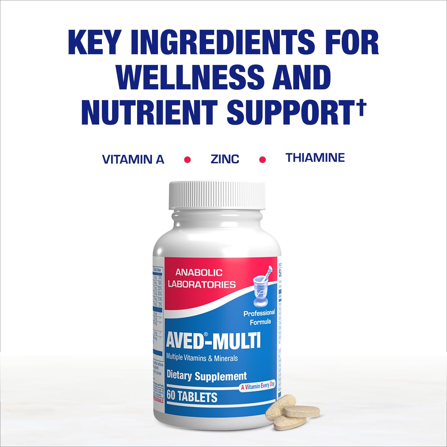 30-In-1 Adult Multivitamin with Iron - Antioxidant Rich Over 50 Multivitamin for Women and Men with Vitamins A C D E B Complex Zinc Magnesium Myo Inositol Citrus Bioflavonoids & More - 1 Month Supply - dailyvitalstore