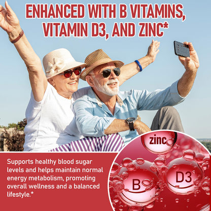 300 Softgels Blood Sugar Complex Supplement | 20+ Active Herbs-Berberine, Cinnamon, Bitter Melon, Mulberry Leaf, Fenugreek, Vitamins for Energy Level - dailyvitalstore