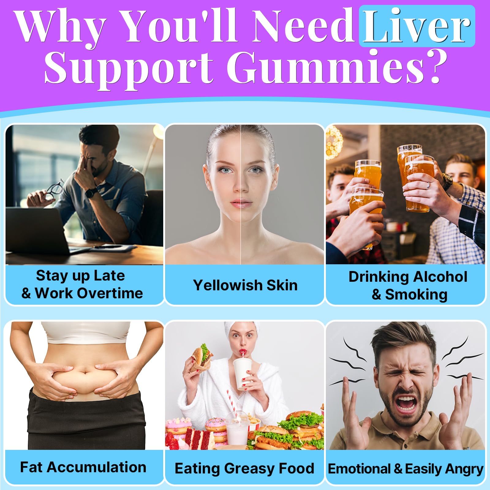 3000mg Liver Detox Repair & Cleanse Gummies | Milk Thistle 2000mg with Turmeric Dandelion Root & Artichoke for Liver Detox, Liver Support & Renew, Antioxidant, - dailyvitalstore