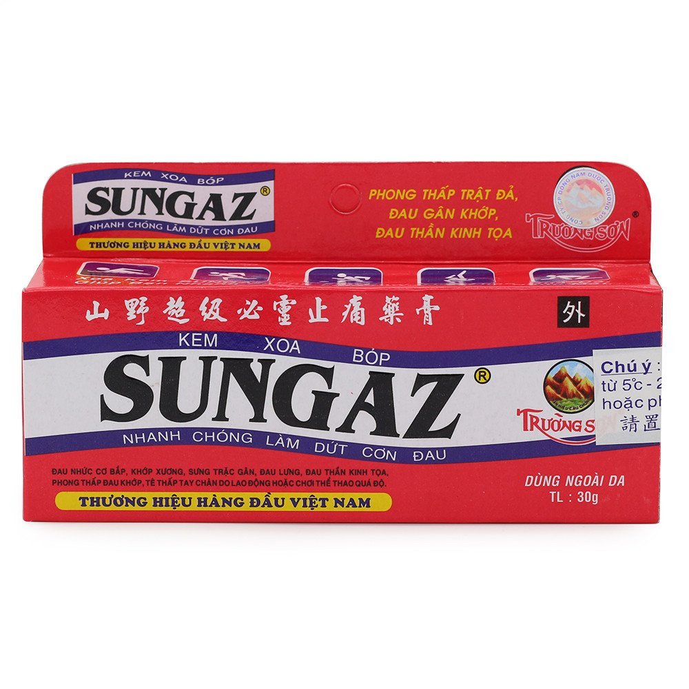 30g Vietnam Sungaz Rapid Pain Relief Yamano Relieve Pain Balm Analgesic Cream Rheumatoid Arthritis Bone Spurs Frozen Shoulde - dailyvitalstore