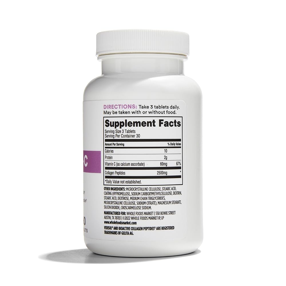 365 by Whole Foods Market, Collagen Verisol 2500Mg, 90 Count - dailyvitalstore