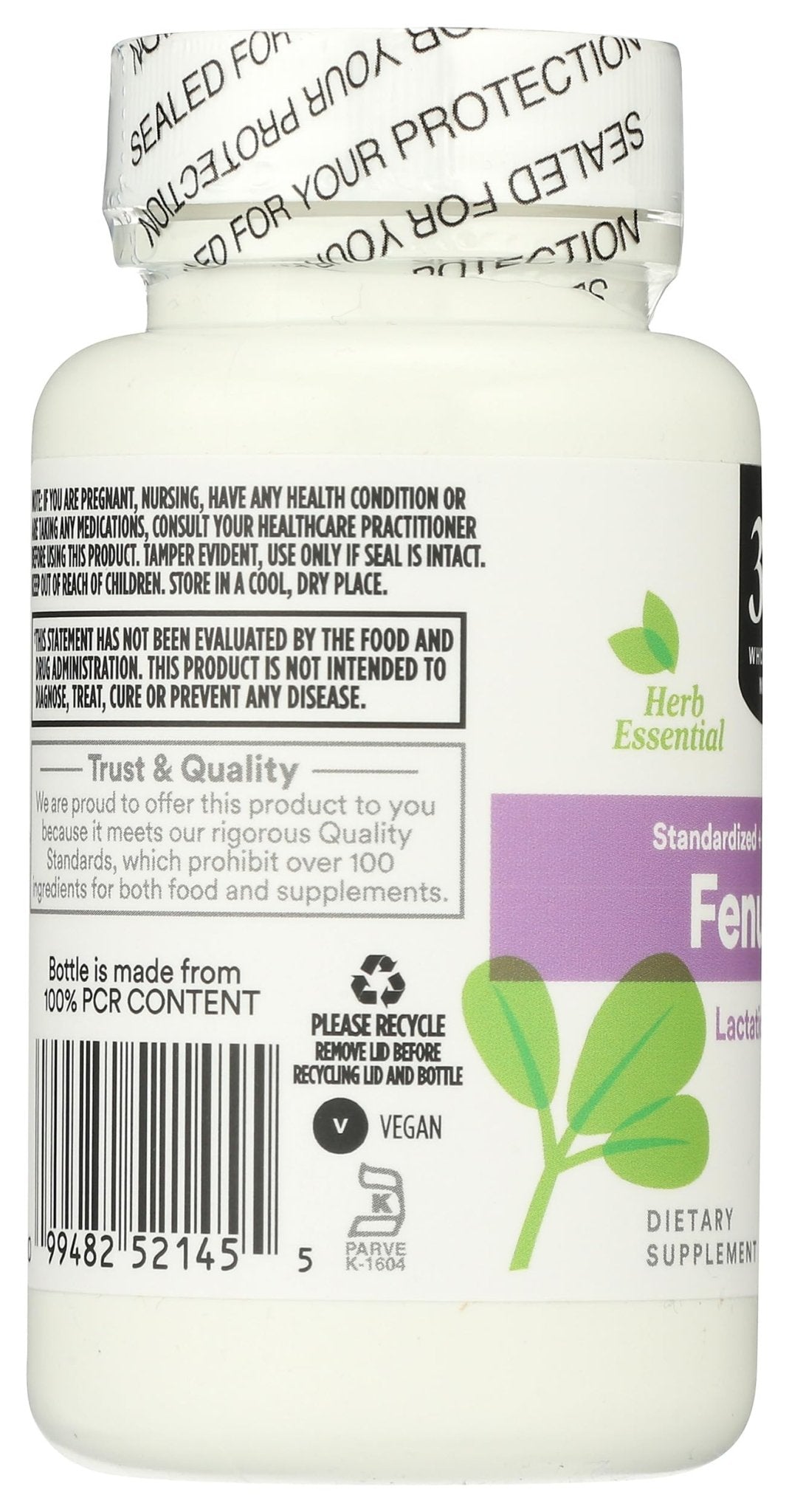 365 by Whole Foods Market, Fenugreek Standardized + Full Spectrum Blend, Lactation Support, Vegan Capsules, 60 Count - dailyvitalstore