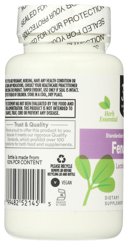 365 by Whole Foods Market, Fenugreek Standardized + Full Spectrum Blend, Lactation Support, Vegan Capsules, 60 Count - dailyvitalstore