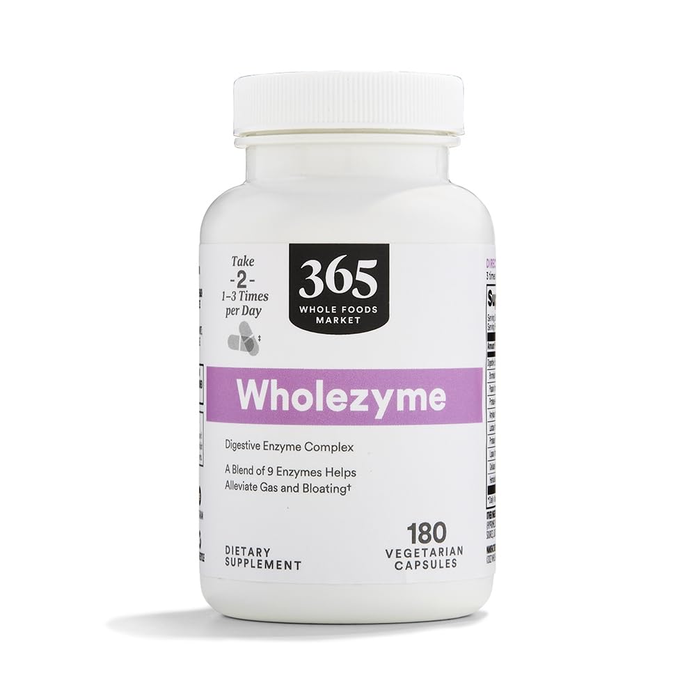 365 by Whole Foods Market, Wholezyme, 180 Count - dailyvitalstore