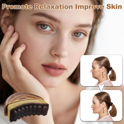 3PCS Lymphatic Contour Face Brush, Lymphatic Brush, Lymphatic Drainage Massager for Face, Chin & Jawline Sculpting,Ergonomically Designed to Fit The Skin Precisely - dailyvitalstore