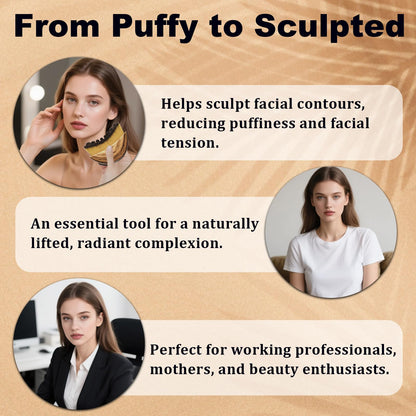 3PCS Lymphatic Contour Face Brush, Lymphatic Brush, Lymphatic Drainage Massager for Face, Chin & Jawline Sculpting,Ergonomically Designed to Fit The Skin Precisely - dailyvitalstore