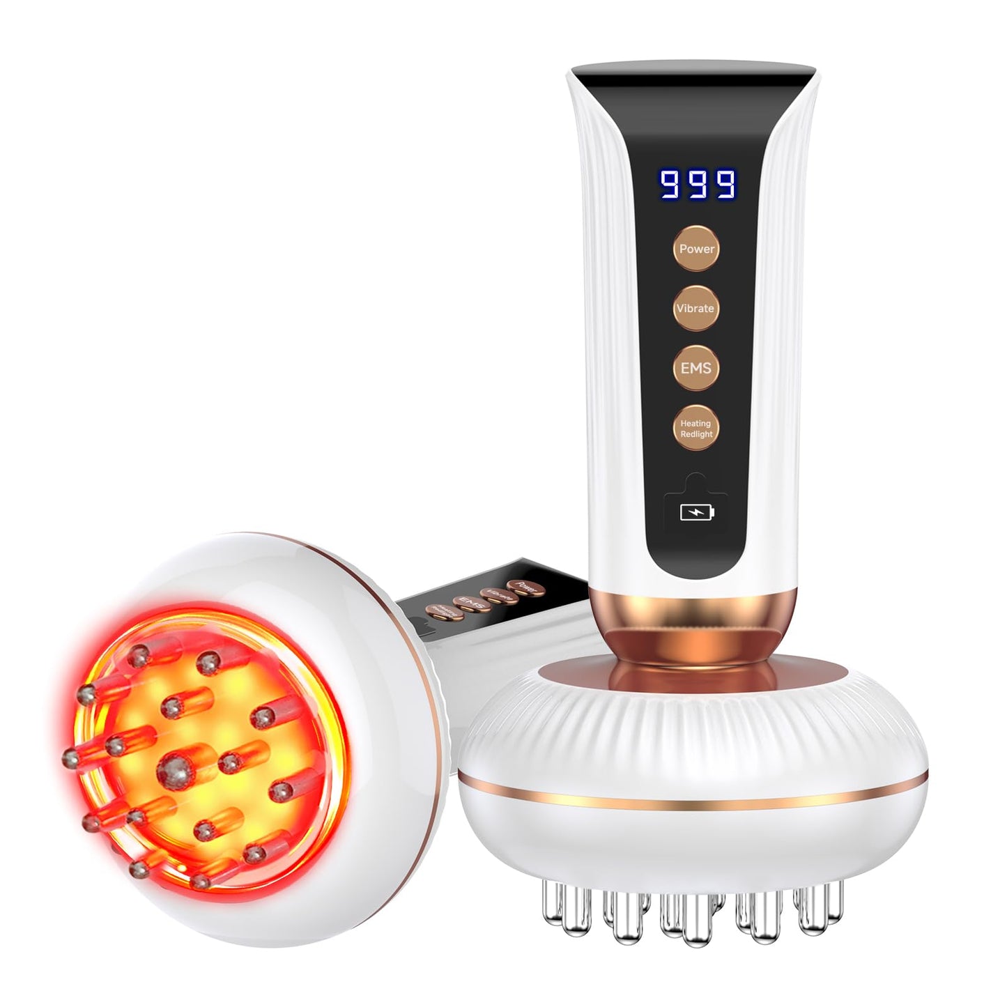 4-in-1 Body Sculpting Machine - Lymphatic Drainage Massager - Anit Cellulite Massage Tool Help Reduce Stretch Marks & Cellulite & Fat, Pain Relife Devices for Body (Belly, Legs, Arms, Butt, Low Back) - dailyvitalstore