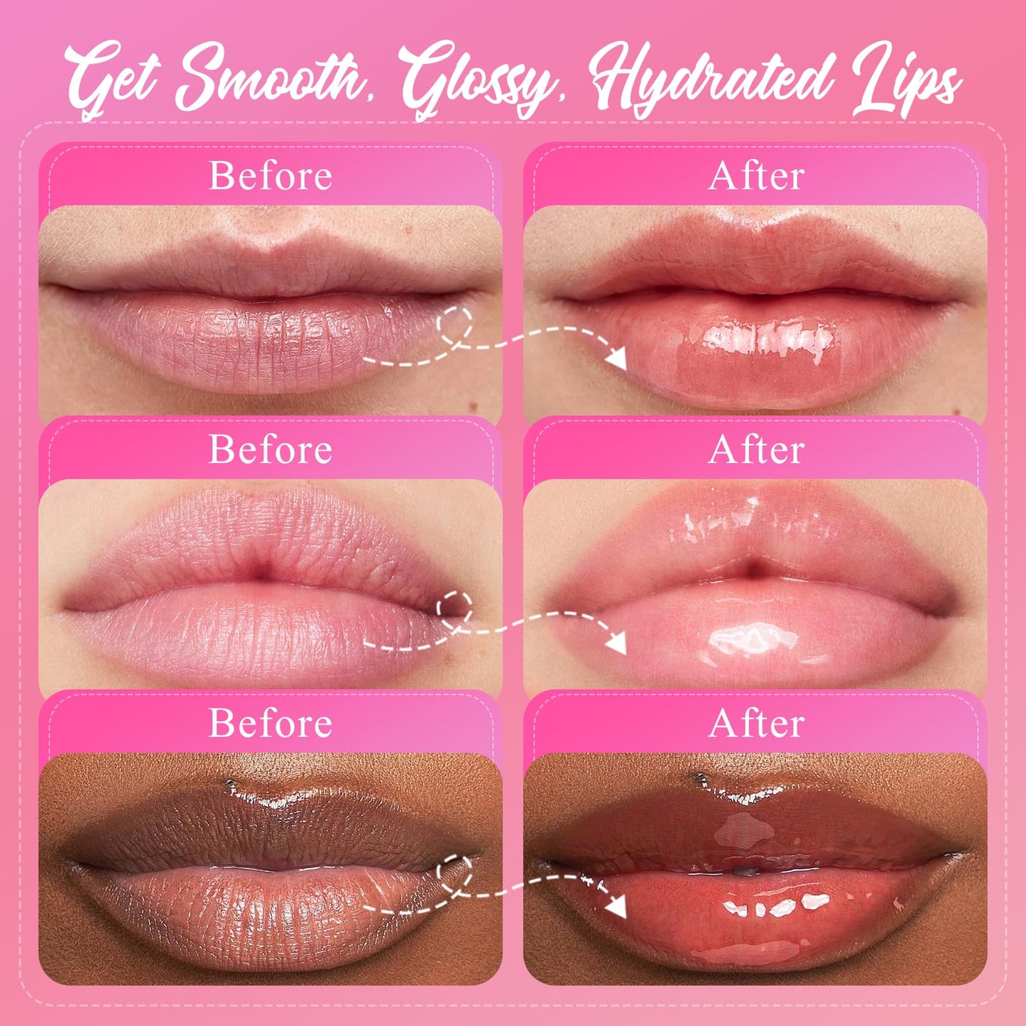 4 Pack Lip Mask Set, Hydrating Lip Mask Overnight - Berry, Grape, Mint, Vanilla Flavors, Lip Sleeping Mask Nourish Lip Balm with Vitamin C & Shea Butter | Dry Lips Care Gift - dailyvitalstore