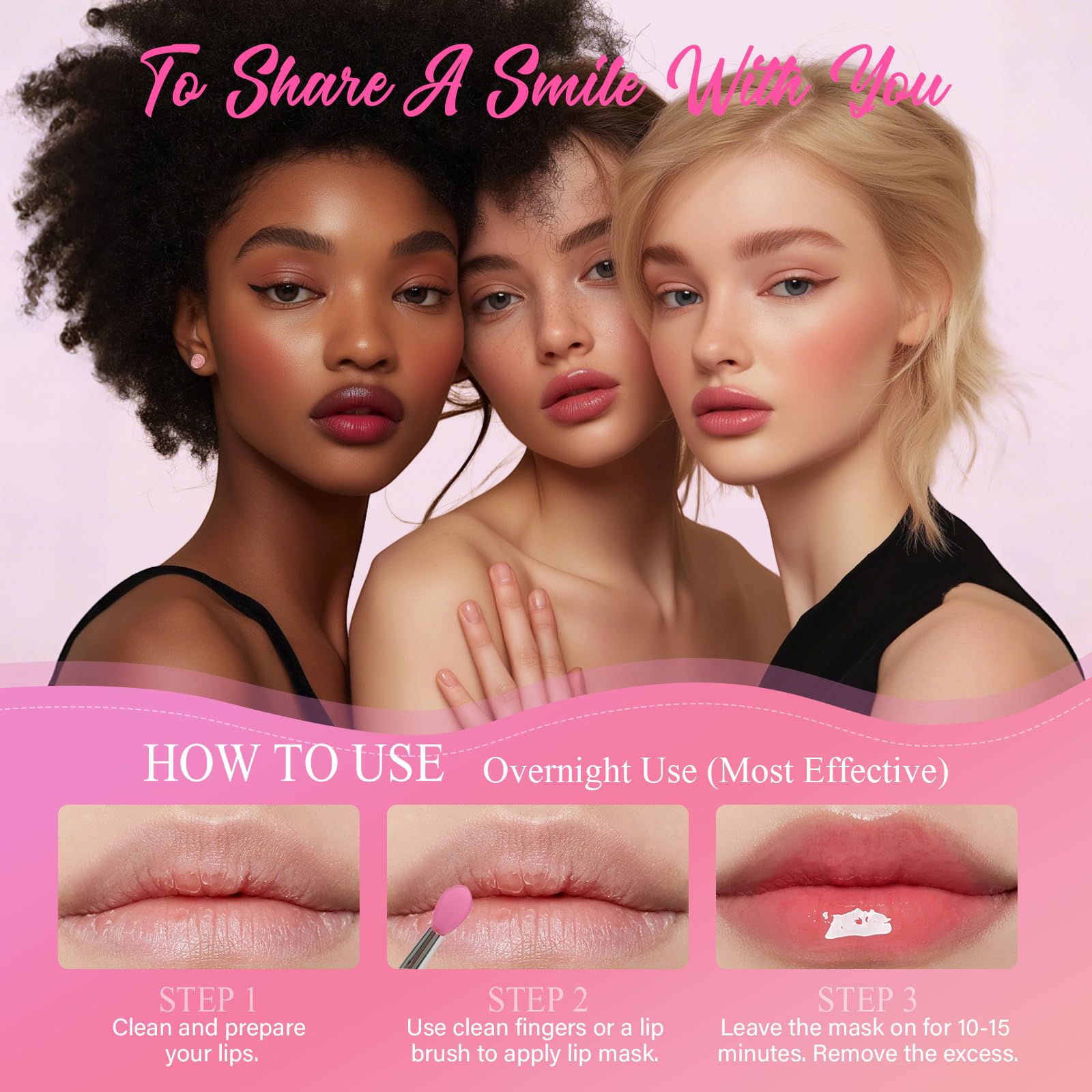 4 Pack Lip Mask Set, Hydrating Lip Mask Overnight - Berry, Grape, Mint, Vanilla Flavors, Lip Sleeping Mask Nourish Lip Balm with Vitamin C & Shea Butter | Dry Lips Care Gift - dailyvitalstore