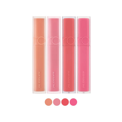 rom&nd OVEEER Shade Series Blur Fudge Tint | Silky Matte Lipstick for Velvety Smooth Lips | Long-Lasting Stain, Wrinkle Blurring, Moisturizing Formula | 16 Burnt Orange | Lip Stain Long Lasting Waterproof | Buildable Matte Blurred Finish | Hydrating Lip S