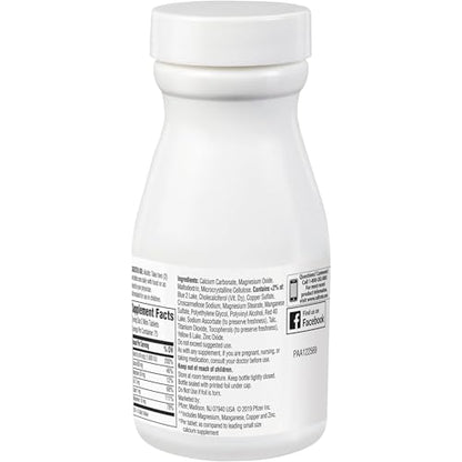 Caltrate Minis 600 Plus D3 Plus Minerals Calcium and Vitamin D Supplement Tablets, Bone Health and Mineral Supplement for Adults - 150 Count