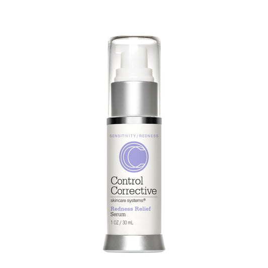 CONTROL CORRECTIVE Redness Relief Serum, 1 Oz - Botanical Extracts & Skin Balancing Vitamins, Calms, Hydrates & Strengthens Sensitive Skin, No Parabens Or Synthetic Dyes, Japanese Green Tea, Soothing
