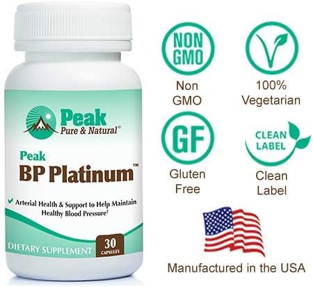 Peak Pure & Natural Peak BP Platinum from 30 Capsules