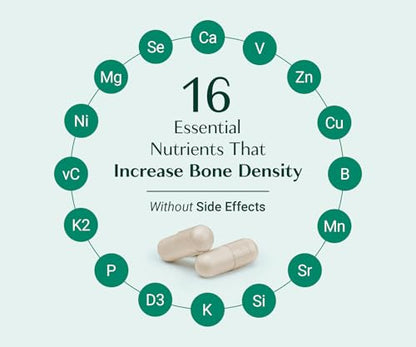 ALGAECAL Organic Red Algae Calcium Supplement for Bone Density, Vitamin K2 MK7 (100mg), Vitamin D3 (1600 IU), Magnesium (350mg) & Trace Minerals & Strength, Easy to Swallow, 120 Veggie Caps ALGAECALBuy Supplements Australia