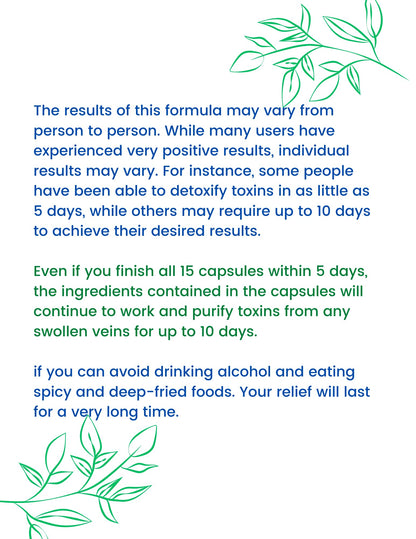 '-5-Day 15 Capsules, Fast & Long-Term Relief, Natual Herbs Formula Remedy, Address Root Causes of Hemorrhoids. - dailyvitalstore