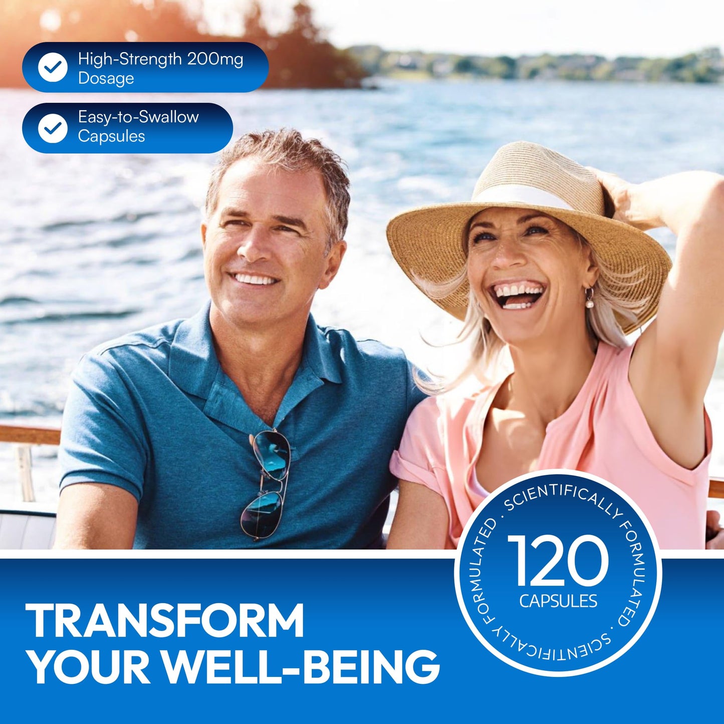 5-HTP 200 MG Per Serving Plus Calcium for Mood, Sleep – Supports Calm and Relaxed Mood – 99% High Purity – 120 Capsules – Arazo Nutrition - dailyvitalstore